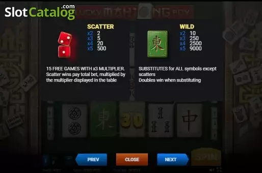 Скрин6. Lucky Mahjong Box слот
