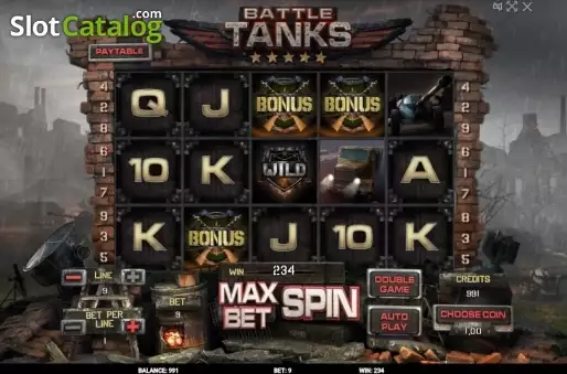 Скрин6. Battle Tanks слот
