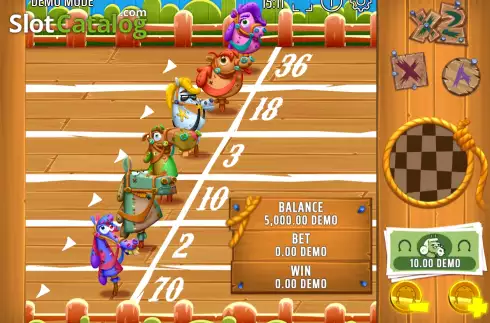 Скрин2. Crazy Horses слот