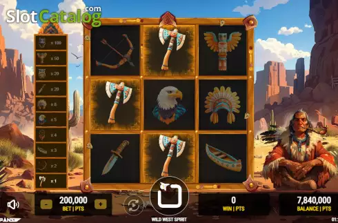 Скрин3. Wild West Spirit слот