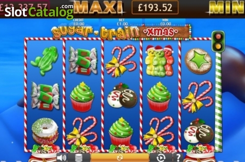 Скрин2. Sugar Train Xmas Jackpot слот