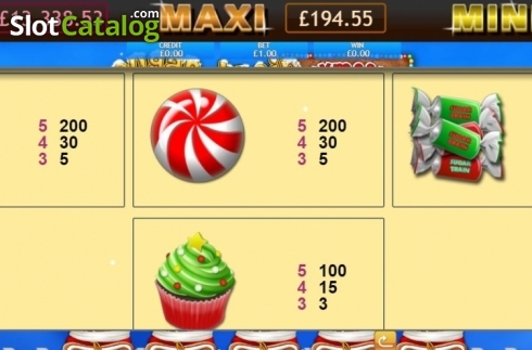 Скрин8. Sugar Train Xmas Jackpot слот