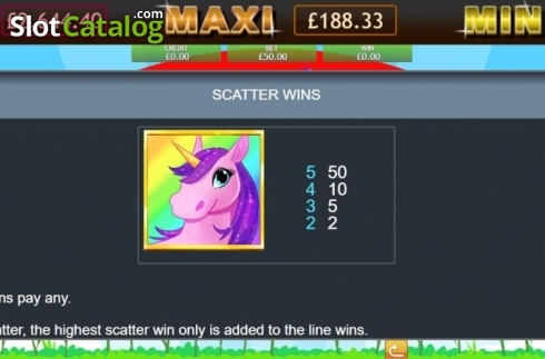 Скрин5. Unicorn Bliss Jackpot слот