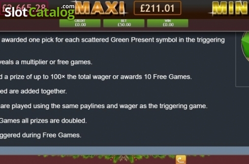 Скрин5. Very Merry Christmas Jackpot слот