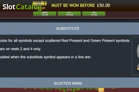 Скрин7. Very Merry Christmas Jackpot слот