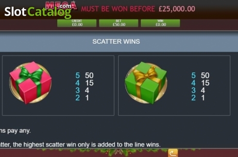 Скрин8. Very Merry Christmas Jackpot слот