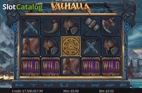 Скрин3. Champions of Valhalla Jackpot слот