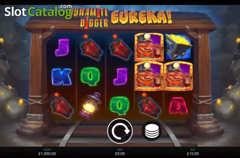 Скрин2. Dynamite Digger Eureka! слот