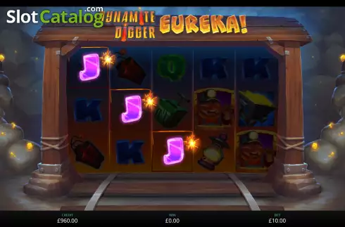 Скрин4. Dynamite Digger Eureka! слот