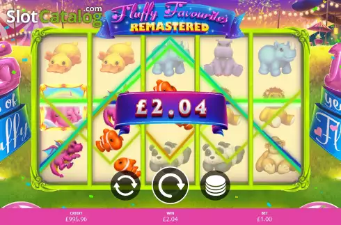Скрин4. Fluffy Favourites Remastered слот