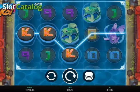 Скрин4. Wild Koi (Eyecon) слот