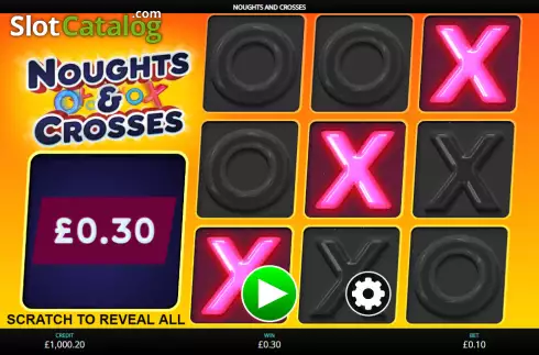 Скрин3. Noughts Crosses слот