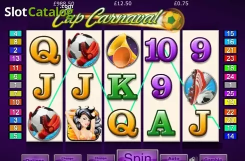 Скрин3. Cup Carnaval слот