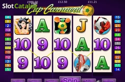 Скрин4. Cup Carnaval слот