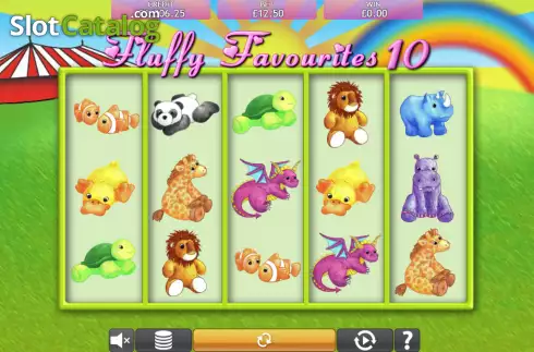 Скрин2. Fluffy Favourites 10 слот