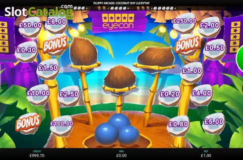Скрин2. Fluffy Arcade: Coconut Sky LuckyTap слот