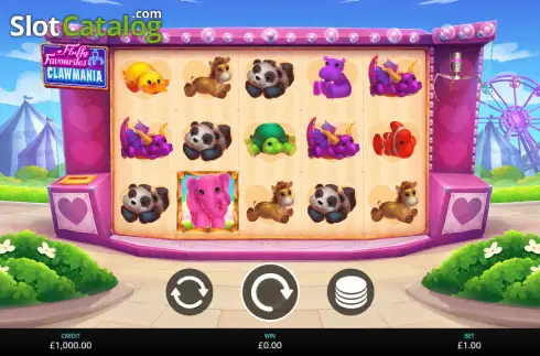 Скрин2. Fluffy Favourites Clawmania слот