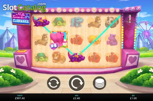Скрин3. Fluffy Favourites Clawmania слот