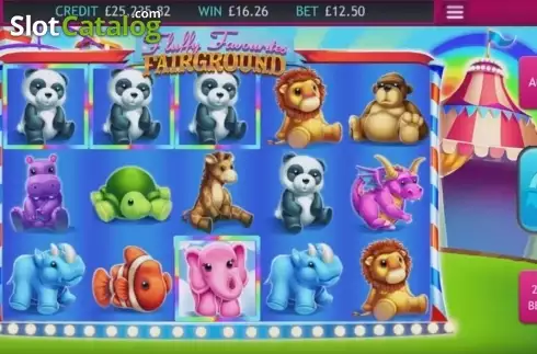 Скрин2. Fluffy Favourites Fairground слот