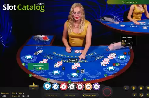 Скрин4. Blackjack Bet Behind слот
