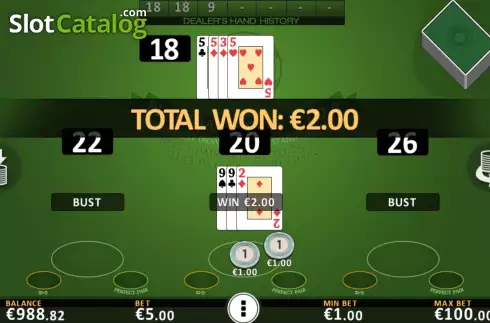 Скрин7. Blackjack Vegas Strip Pro слот