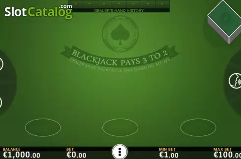 Скрин2. Blackjack Vegas Strip (FBM Digital Systems) слот
