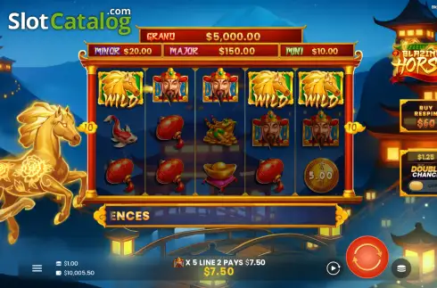Скрин3. Blazing Horse слот