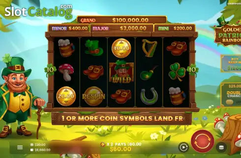 Скрин3. Golden Patrick Rainbow слот