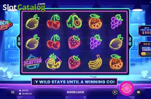 Скрин2. Cyber Fruits слот