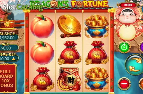 Скрин2. Dragon's Fortune (FBM Digital Systems) слот