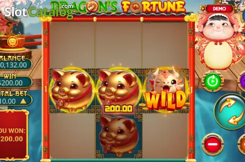 Скрин3. Dragon's Fortune (FBM Digital Systems) слот
