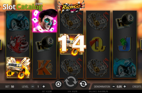 Скрин3. RacinGo Wild слот