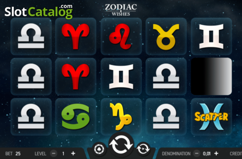Скрин2. Zodiac Wishes слот
