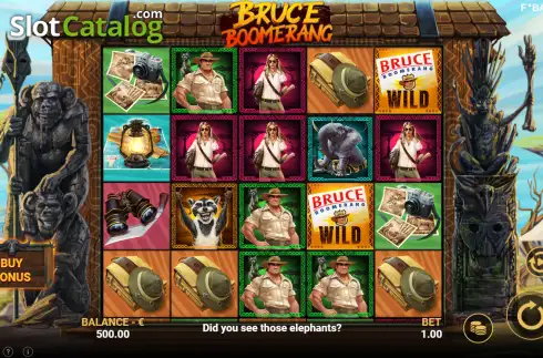 Скрин2. Bruce Boomerang слот