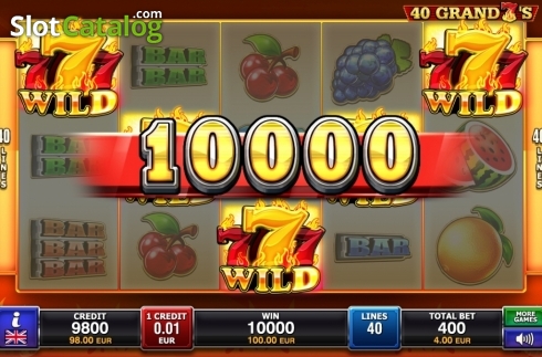 Скрин4. 40 Grand Sevens слот