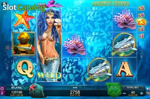 Скрин3. Ocean's Secret слот