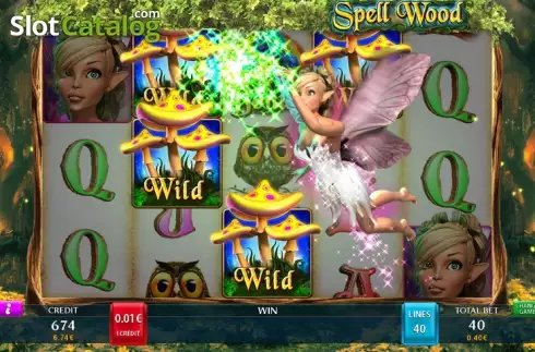 Скрин4. Spell Wood слот