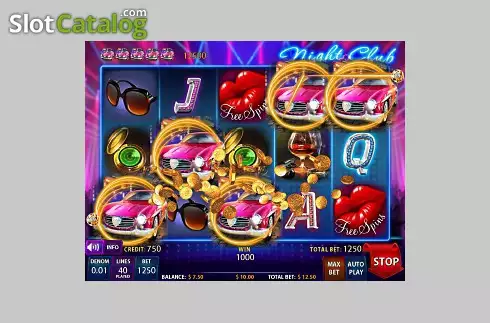 Скрин4. Night Club (FUGA Gaming) слот