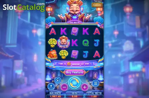 Скрин2. Cyber God of Fortune слот