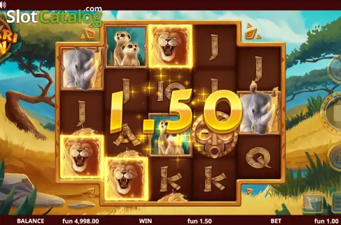 Скрин3. Safari Sun слот