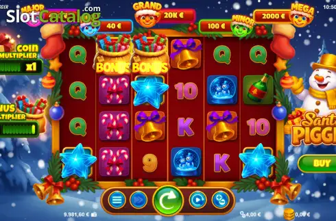 Скрин2. Santa Pigger слот