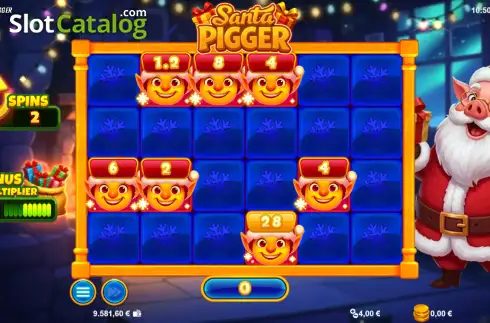 Скрин3. Santa Pigger слот