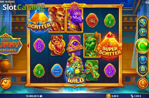 Скрин2. Lost Mummy Treasures слот