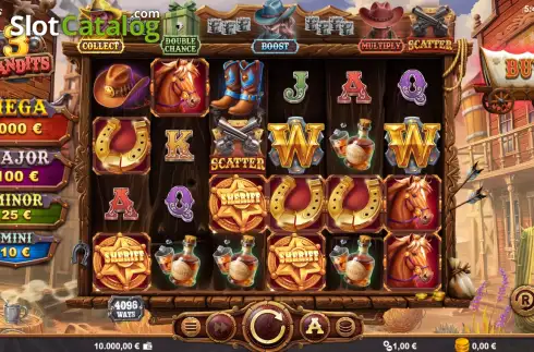 Скрин2. 3 Bandits слот