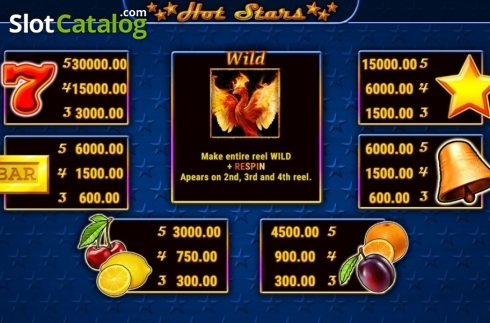 Скрин5. Hot Stars (Fazi) слот