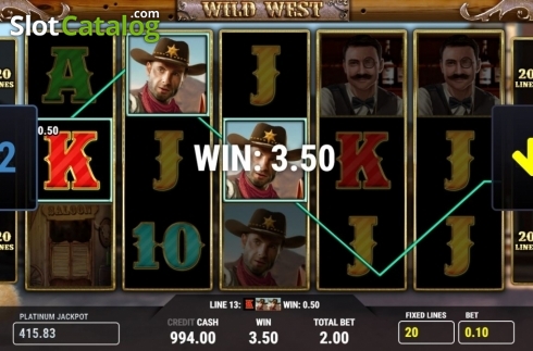 Скрин3. Wild West (Fazi) слот