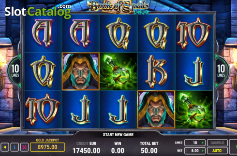 Скрин2. Book Of Spells Deluxe слот