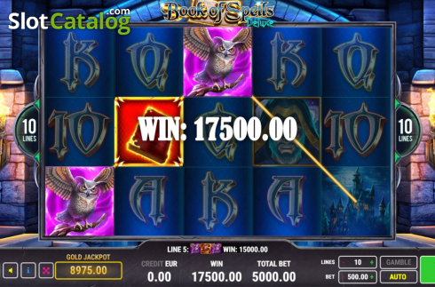 Скрин3. Book Of Spells Deluxe слот