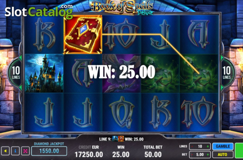 Скрин4. Book Of Spells Deluxe слот