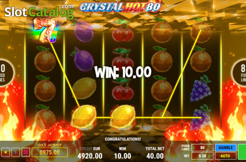 Скрин3. Crystal Hot 80 слот